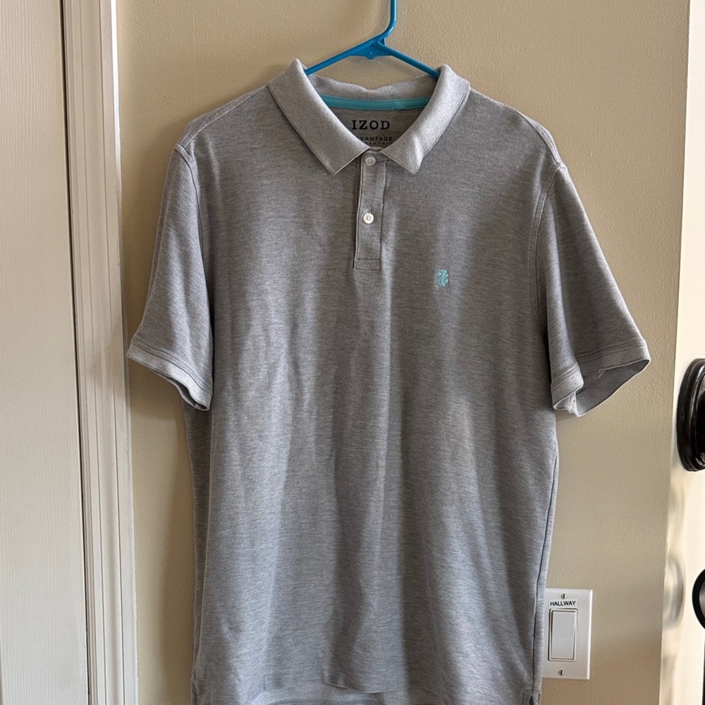 IZOD Light Gray Polo Shirt for Men